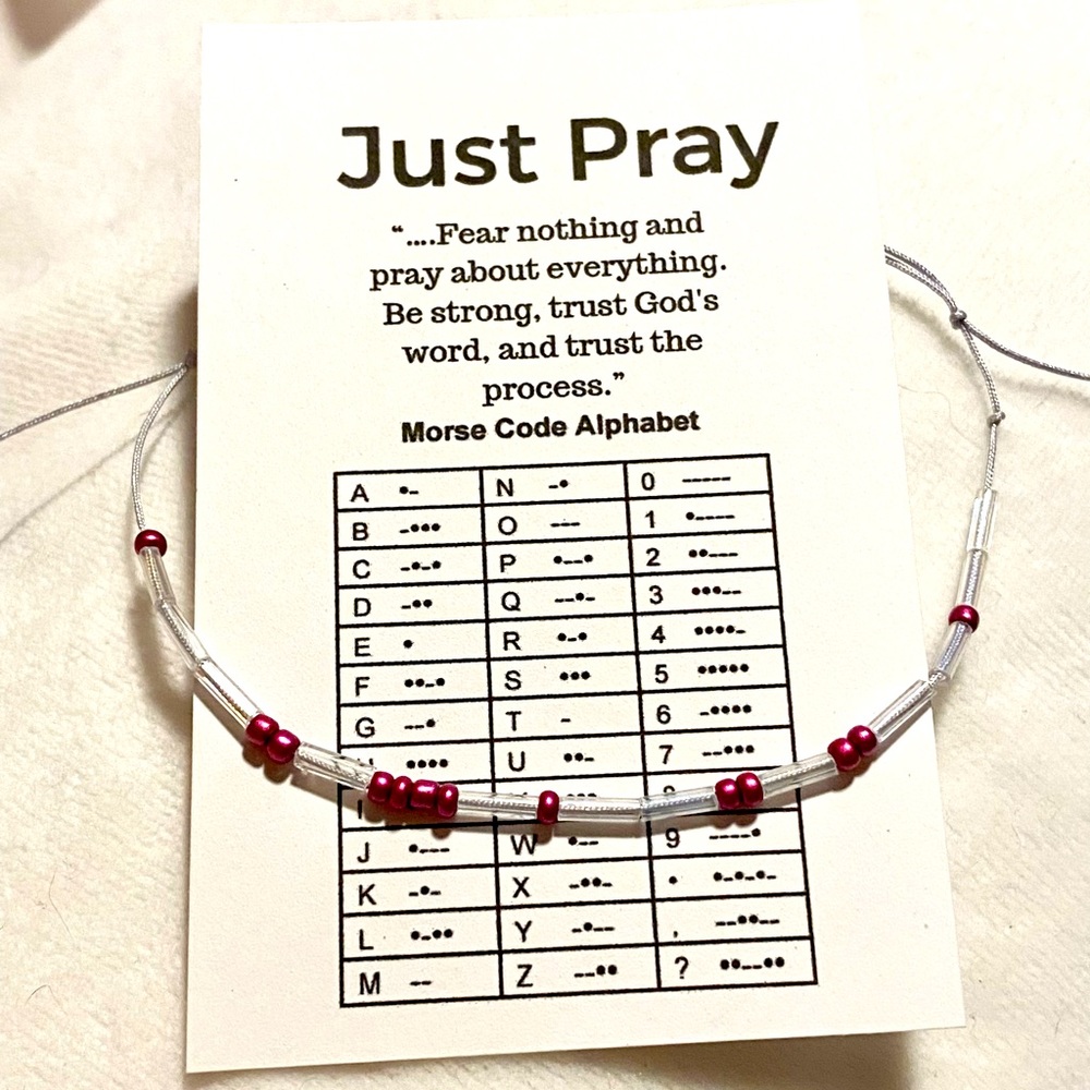Morse Code Bracelet || Just Pray